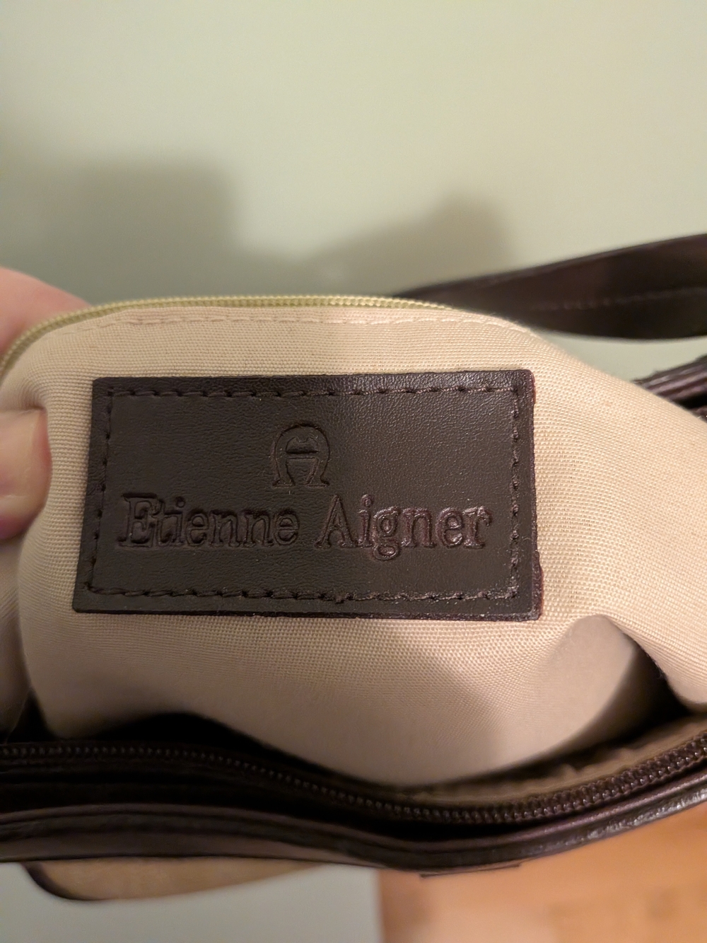 Vintage Eitienne Aigner Jute Shoulder Bag - Picture 5 of 9